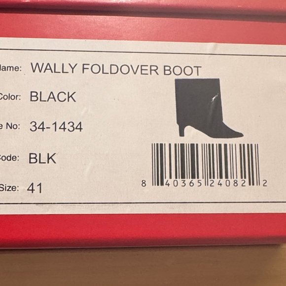 STAUD Wally Foldover Black Ankle Boot - Picture 1 of 5
